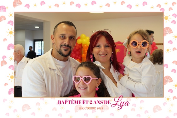 Protégé : Baptême de Lya, photobooth à Auriol.