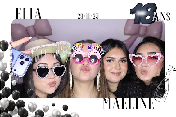 Protégé : Elia & Maéline 18 ans, photobooth à La Ciotat.