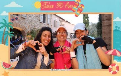 Protégé : 30 ans de Jules, photobooth à La Bouilladisse.