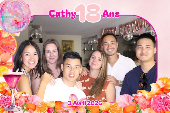 Protégé : 18 ans de Cathy, photobooth à Auriol.