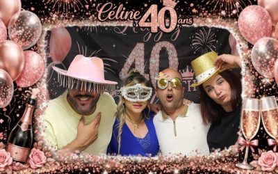 Protégé : Céline 40 ans, location de photobooth à Aubagne.