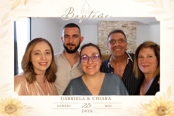 Protégé : Baptême de Gabriela & Chiara, location de photobooth à Marseille.