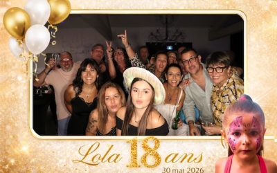 Protégé : Anniversaire de Lola, location de photobooth à Peynier.
