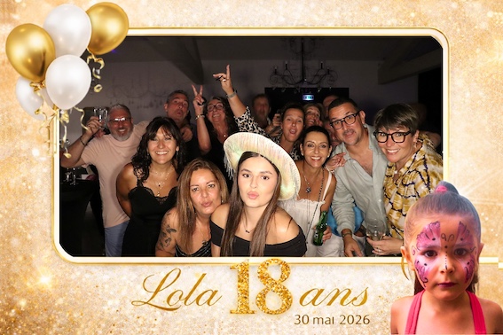 Protégé : Anniversaire de Lola, location de photobooth à Peynier.