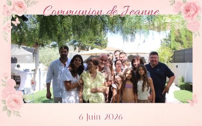 Protégé : Communion de Jeanne, location de photobooth à Allauch.