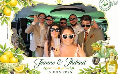 Protégé : Mariage de Joanne & Thibaut, location de photobooth à Brignoles.