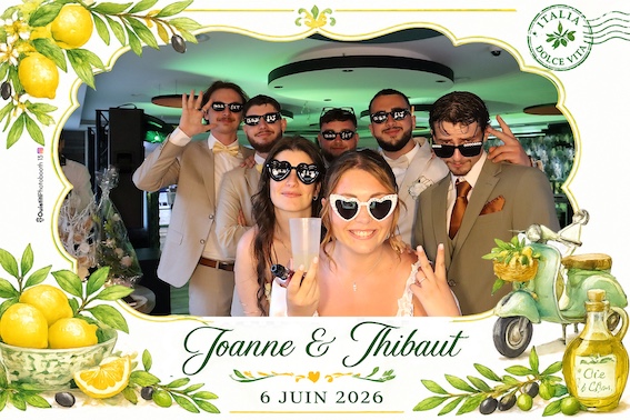 Protégé : Mariage de Joanne & Thibaut, location de photobooth à Brignoles.