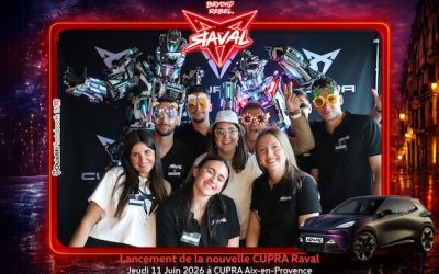 Protégé : Lancement du CUPRA Raval, location de photobooth à Touring Automobiles Aix.