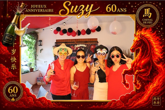 Protégé : 60 ans de Suzy, location de photobooth à Cuges les Pins.