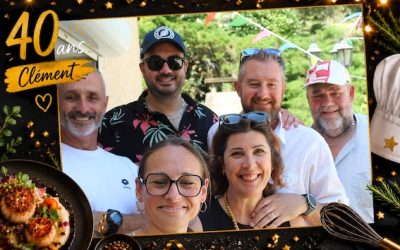 Protégé : 40 ans de Clément, location de photobooth à La Destrousse.