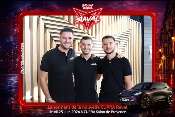 Protégé : Lancement du nouveau CUPRA Raval, location de photobooth à Salon de Provence.