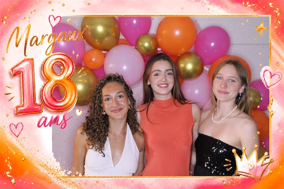 Protégé : 18 ans de Margaux, location de photobooth à Aubagne.