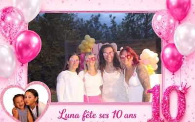 Protégé : 10 ans de Loulounette, location de photobooth à Gréasque.