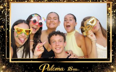 Protégé : 18 ans de Paloma, location de photobooth à La Penne sur Huveaune.