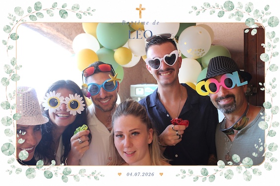 Protégé : Baptême de Léo, location de photobooth à Rougiers.