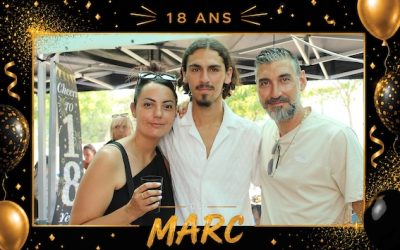 Protégé : Anniversaire de Marc, location de photobooth à Rousset.