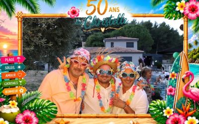 Protégé : Anniversaire de Christelle, location de photobooth à Cadolive.
