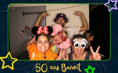Protégé : 50 ans de Benoît, location de photobooth à La Penne sur Huveaune.