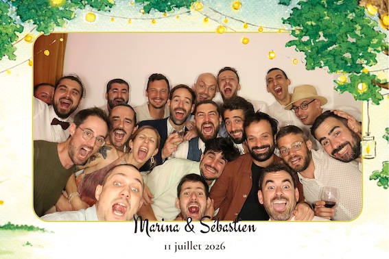 Protégé : Mariage de Marina & Sébastien, location de photobooth à St Zacharie.