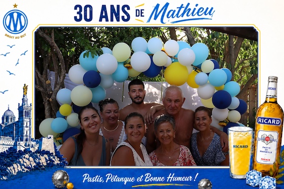 Protégé : 30 ans de Mathieu, location de photobooth à Aubagne.