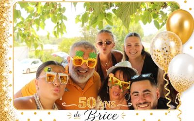 Protégé : 50 ans de Brice, location de photobooth à Gréasque.