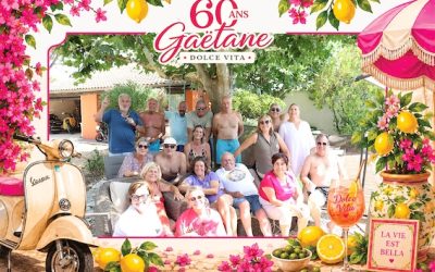 Protégé : 60 ans de Gaëtane, location de photobooth à Cuges les Pins.