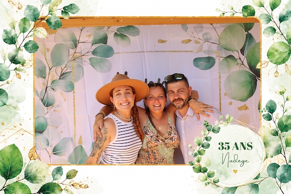 Protégé : 35 ans de Nadège, location de photobooth au Val.