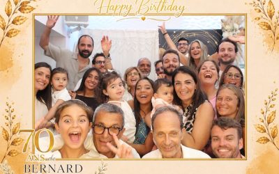 Protégé : 70 ans de Bernard, location de photobooth à Marseille.