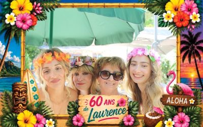 Protégé : 60 ans de Laurence, location de photobooth à Cassis.