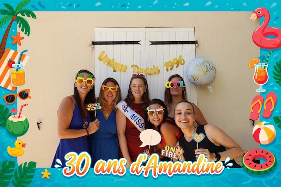 Protégé : 30 ans d’Amandine, location de photobooth à La Ciotat.