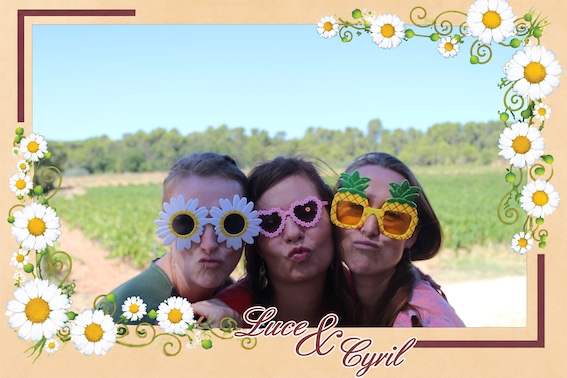 Protégé : Mariage de Luce & Cyril, location de photobooth à Pourcieux.