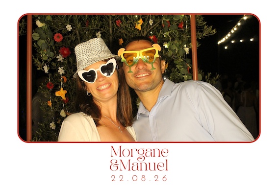 Protégé : Mariage de Morgane & Manuel, location de photobooth au Puy Ste Réparade.