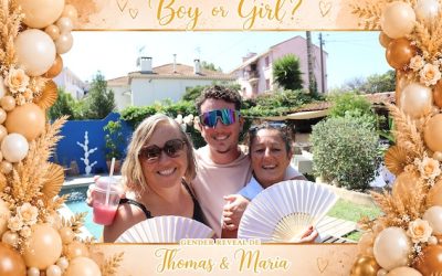 Protégé : Gender Reveal de Thomas & Maria, location de photobooth à Six Fours.