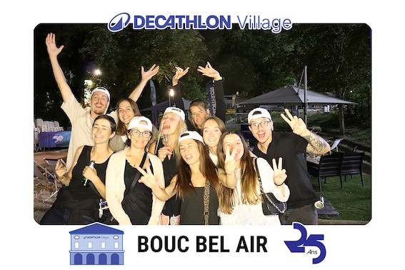 Protégé : 25 ans de Decathlon village, location de photobooth à Bouc Bel Air.