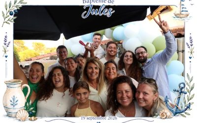 Protégé : Baptême de Jules, location de photobooth à La Bouilladisse.
