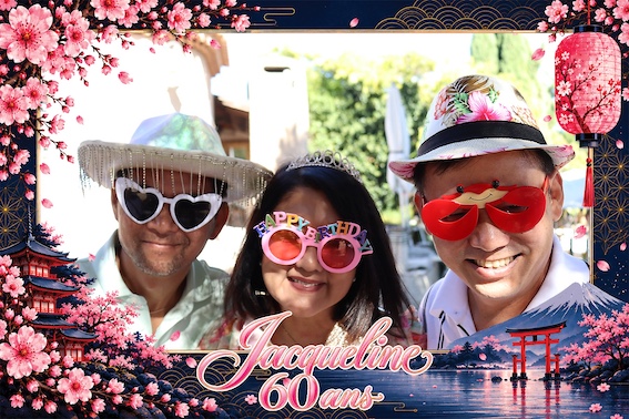 Protégé : 60 ans de Jacqueline, location de photobooth à Allauch.