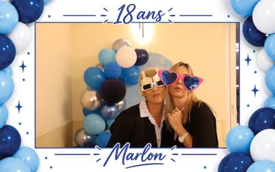 Protégé : 18 ans de Marlon, location de photobooth à Simiane.